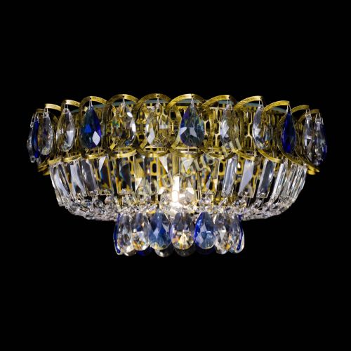 Люстра Астра Бутон №1 синяя под бронзу в Подольске Гусь Хрустальный