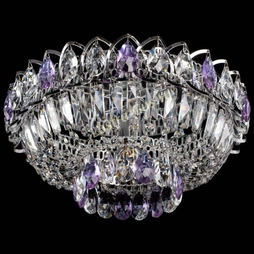 Люстра Астра Бутон №1 фиолетовая в Подольске Гусь Хрустальный