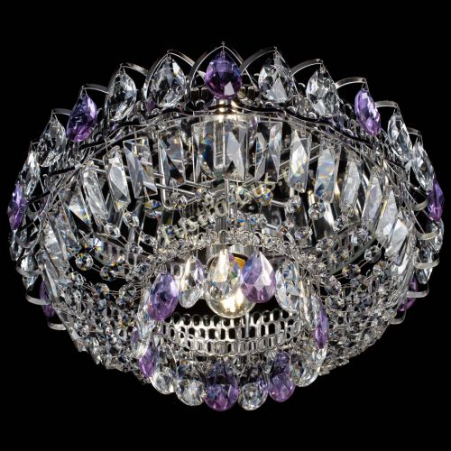 Люстра Астра Бутон №1 фиолетовая в Подольске Гусь Хрустальный