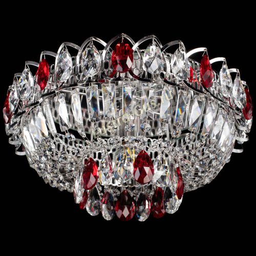 Люстра Астра Бутон №1 красная в Подольске Гусь Хрустальный