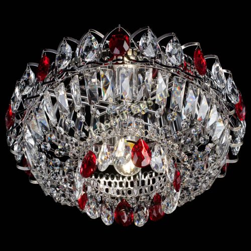 Люстра Астра Бутон №1 красная в Подольске Гусь Хрустальный