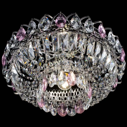 Люстра Астра Бутон №1 розовая в Подольске Гусь Хрустальный