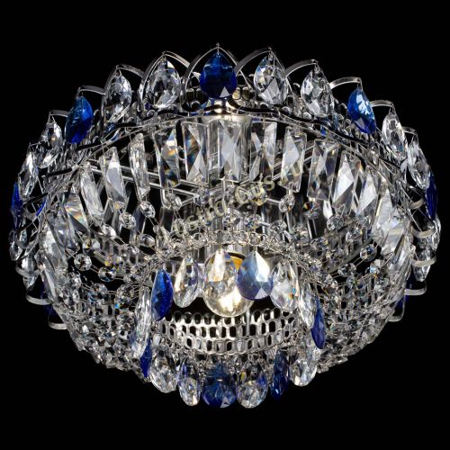 Люстра Астра Бутон №1 синяя в Подольске Гусь Хрустальный