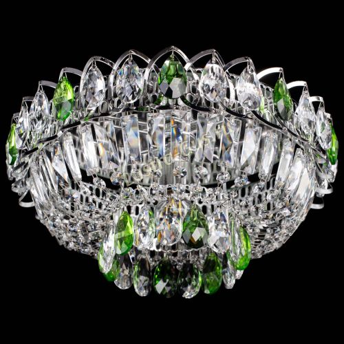 Люстра Астра Бутон №1 зеленая в Подольске Гусь Хрустальный