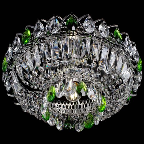 Люстра Астра Бутон №1 зеленая в Подольске Гусь Хрустальный