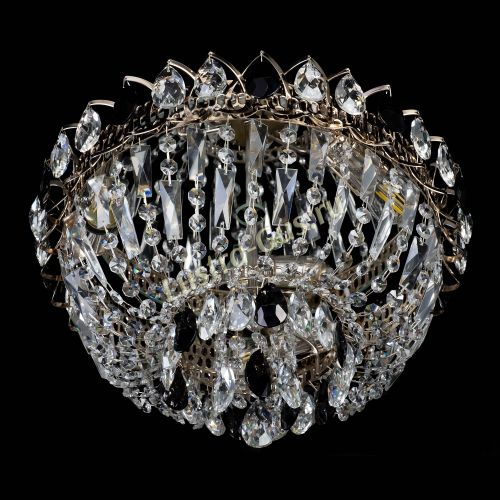 Люстра Астра Бутон №2 черная в Подольске Гусь Хрустальный