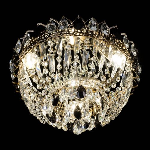 Люстра Астра Бутон №2 черная в Подольске Гусь Хрустальный