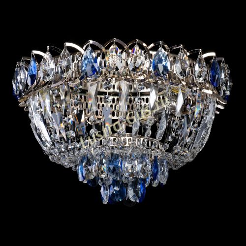 Люстра Астра Бутон №2 синяя в Подольске Гусь Хрустальный