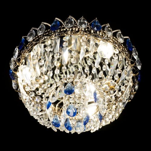 Люстра Астра Бутон №2 синяя в Подольске Гусь Хрустальный