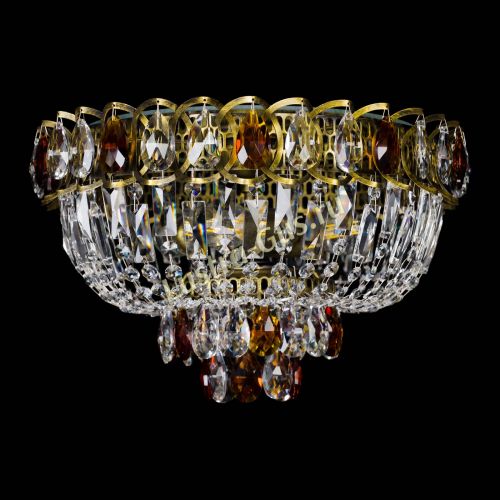 Люстра Астра Бутон №3 чайная под бронзу в Подольске Гусь Хрустальный