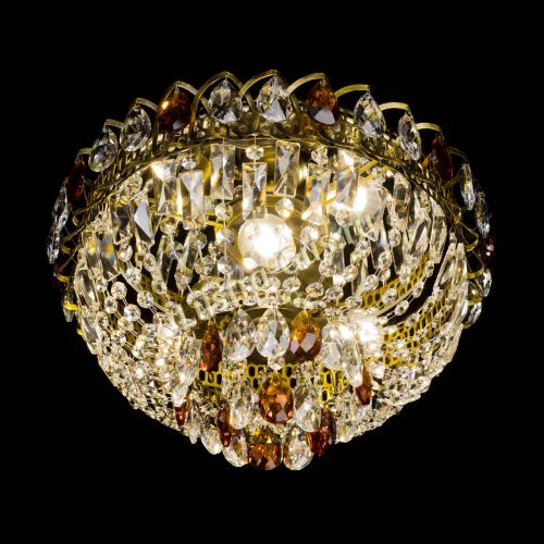 Люстра Астра Бутон №3 чайная под бронзу в Подольске Гусь Хрустальный