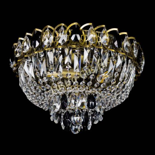 Люстра Астра Бутон №3 черная под бронзу в Подольске Гусь Хрустальный