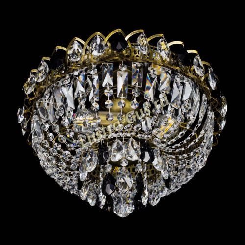 Люстра Астра Бутон №3 черная под бронзу в Подольске Гусь Хрустальный