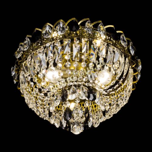 Люстра Астра Бутон №3 черная под бронзу в Подольске Гусь Хрустальный