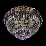 Люстра Астра Бутон №3 фиолетовая под бронзу в Подольске
