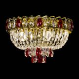 Люстра Астра Бутон №3 красная под бронзу в Подольске Люстра Астра Бутон №3 красная под бронзу в Подольске