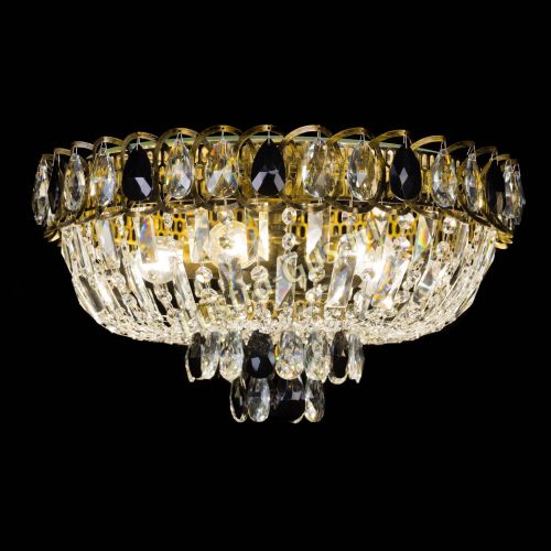 Люстра Астра Бутон №5 черная под бронзу в Подольске Гусь Хрустальный