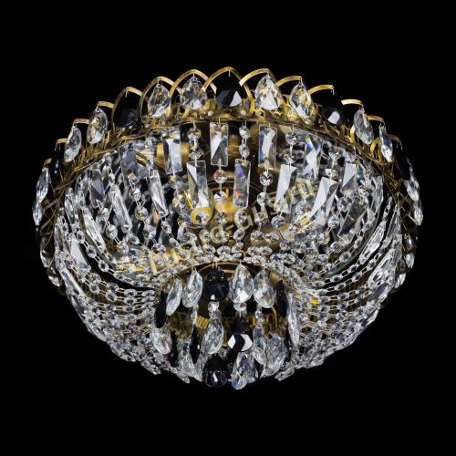 Люстра Астра Бутон №5 черная под бронзу в Подольске Гусь Хрустальный