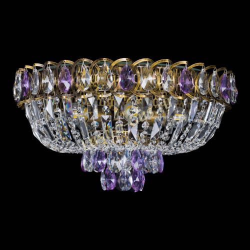 Люстра Астра Бутон №5 фиолетовая под бронзу в Подольске Люстра Астра Бутон №5 фиолетовая под бронзу в Подольске