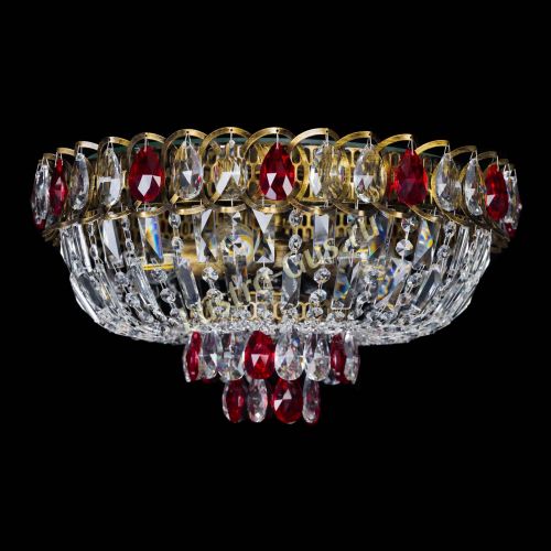 Люстра Астра Бутон №5 красная под бронзу в Подольске Люстра Астра Бутон №5 красная под бронзу в Подольске