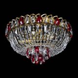 Люстра Астра Бутон №5 красная под бронзу в Подольске Люстра Астра Бутон №5 красная под бронзу в Подольске