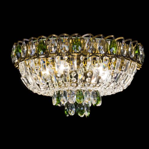 Люстра Астра Бутон №5 зеленая под бронзу в Подольске Гусь Хрустальный