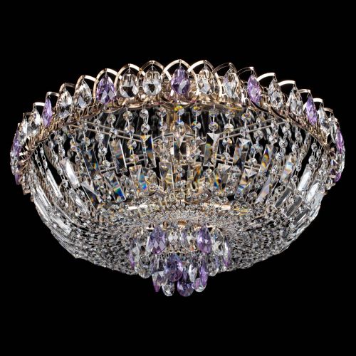 Люстра Астра Бутон №5 фиолетовая в Подольске Гусь Хрустальный