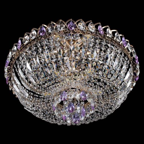 Люстра Астра Бутон №5 фиолетовая в Подольске Гусь Хрустальный