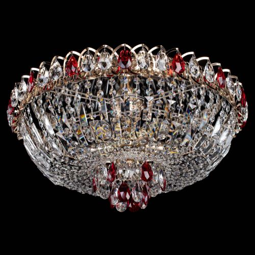 Люстра Астра Бутон №5 красная в Подольске Гусь Хрустальный