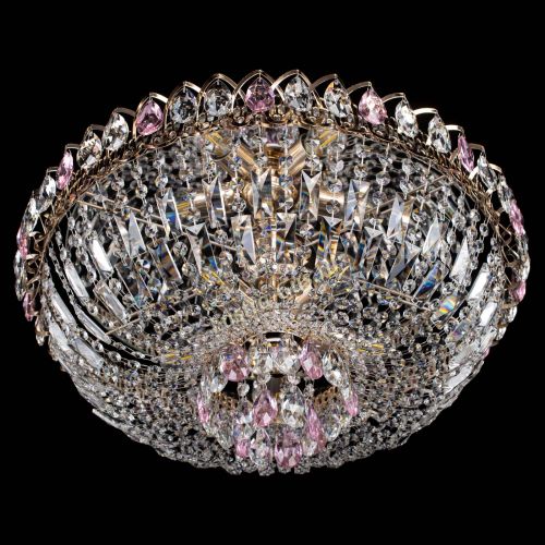 Люстра Астра Бутон №5 розовая в Подольске Гусь Хрустальный