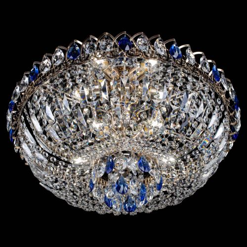 Люстра Астра Бутон №5 синяя в Подольске Гусь Хрустальный