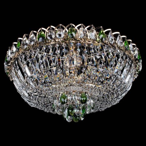 Люстра Астра Бутон №5 зеленая в Подольске Гусь Хрустальный