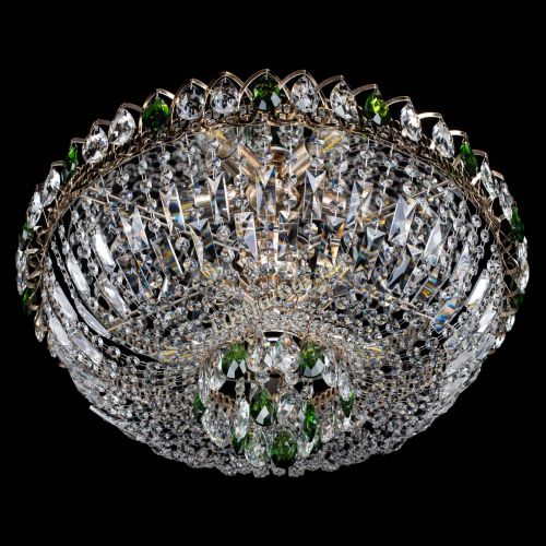 Люстра Астра Бутон №5 зеленая в Подольске Гусь Хрустальный