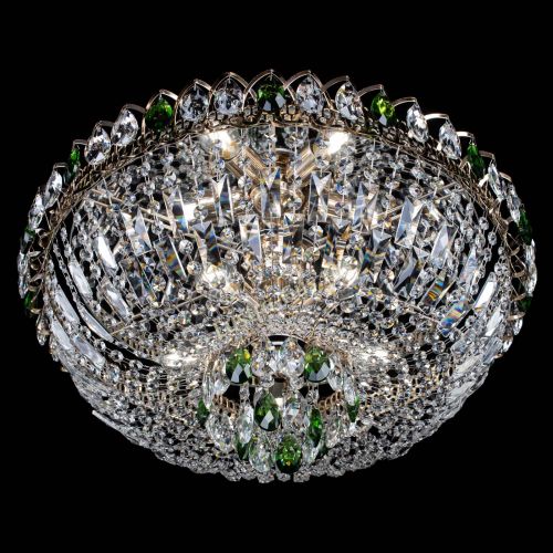 Люстра Астра Бутон №5 зеленая в Подольске Гусь Хрустальный