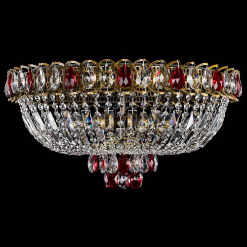 Люстра Астра Бутон №6 под бронзу Красная в Подольске Гусь Хрустальный