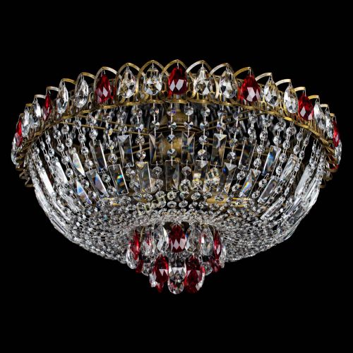 Люстра Астра Бутон №6 под бронзу Красная в Подольске Гусь Хрустальный