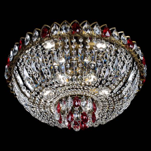 Люстра Астра Бутон №6 под бронзу Красная в Подольске Гусь Хрустальный