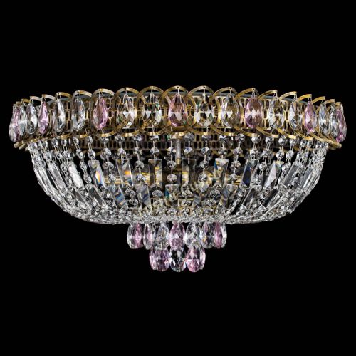 Люстра Астра Бутон №6 под бронзу Розовая в Подольске Гусь Хрустальный