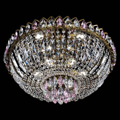 Люстра Астра Бутон №6 под бронзу Розовая в Подольске Гусь Хрустальный