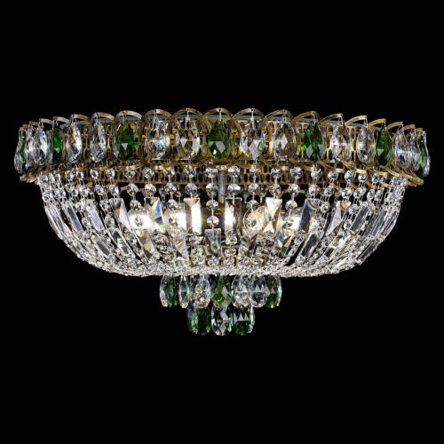 Люстра Астра Бутон №6 под бронзу Зеленая в Подольске Гусь Хрустальный