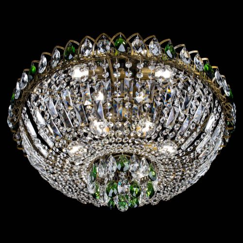 Люстра Астра Бутон №6 под бронзу Зеленая в Подольске Гусь Хрустальный