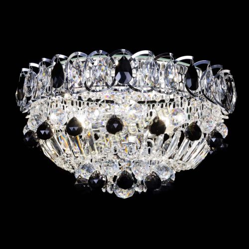 Люстра Астра Шар №3 Черная в Подольске Гусь Хрустальный