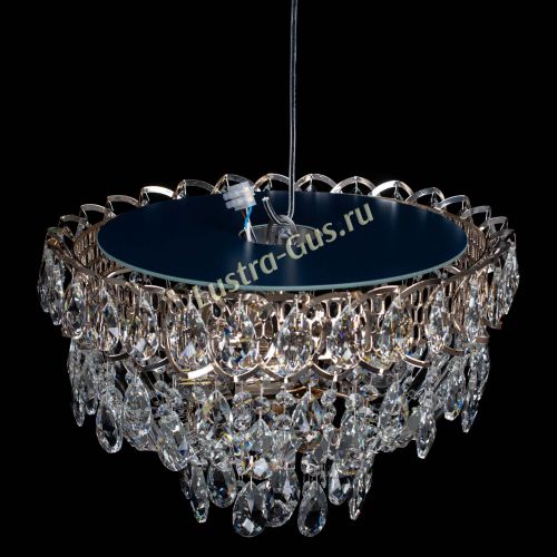 Люстра Астра Шар №3 с журавликами в Подольске Гусь Хрустальный