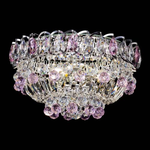 Люстра Астра Шар №3 Розовая в Подольске Гусь Хрустальный