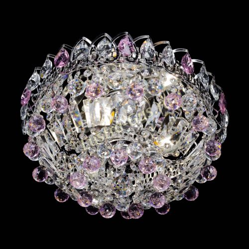 Люстра Астра Шар №3 Розовая в Подольске Гусь Хрустальный