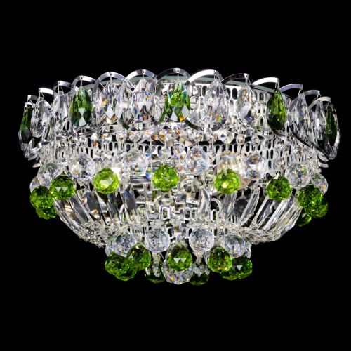 Люстра Астра Шар №3 Зеленая в Подольске Гусь Хрустальный