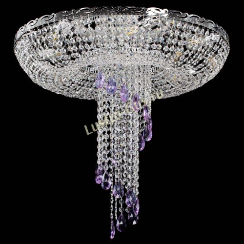 Люстра Диана №1 фиолетовая в Подольске Гусь Хрустальный
