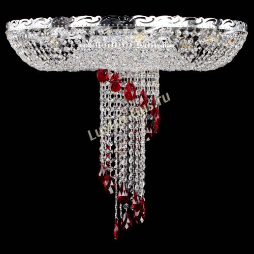 Люстра Диана №1 красная в Подольске Гусь Хрустальный
