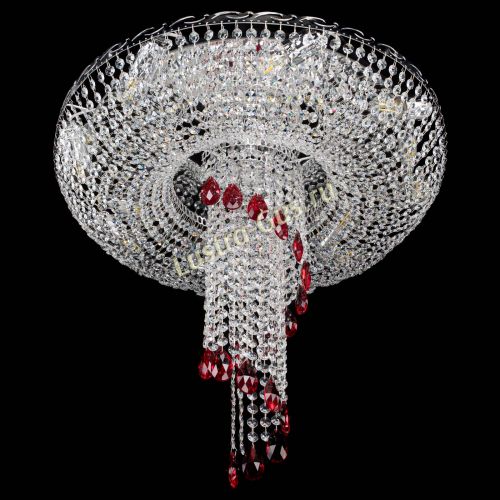 Люстра Диана №1 красная в Подольске Гусь Хрустальный