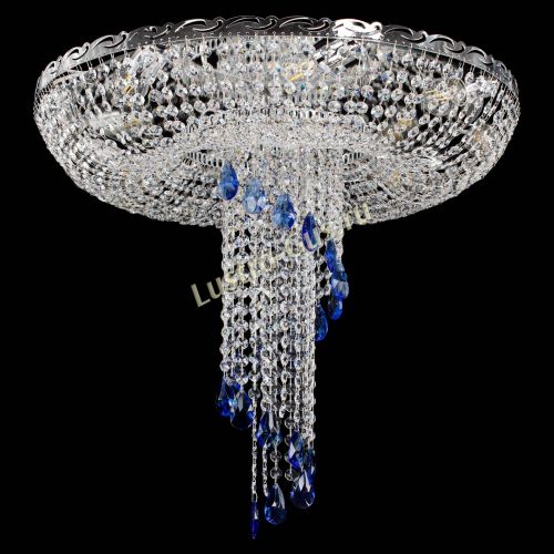 Люстра Диана №1 синяя в Подольске Гусь Хрустальный